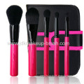 Customized Cheap Cosmetic Brush Set,5pcs Pro Makeup Brush Set,free Sample 